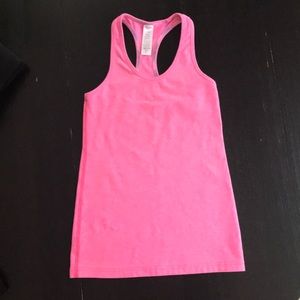 Ivivva pink racerback tank size 8